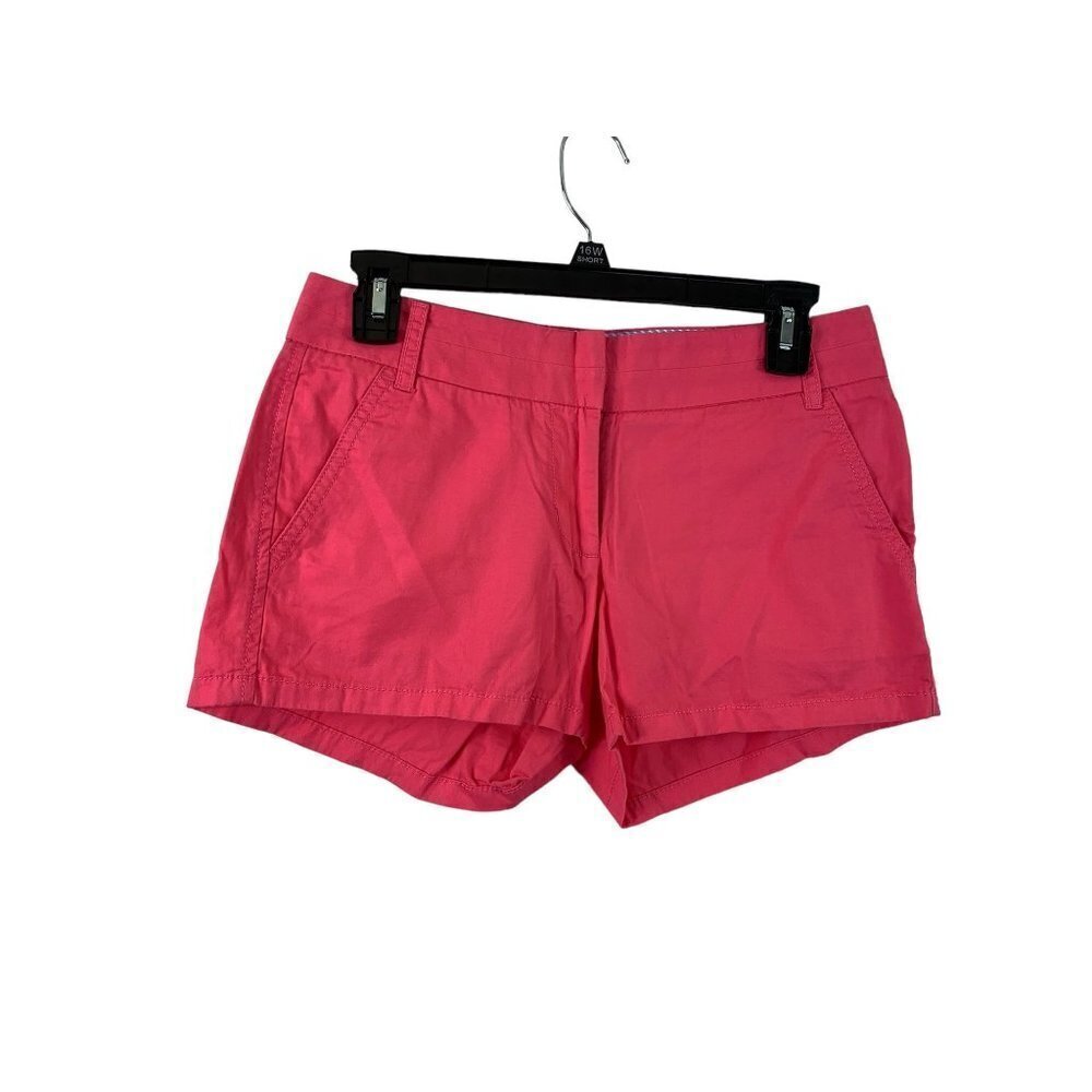J. Crew Women's Chino Pink Shorts